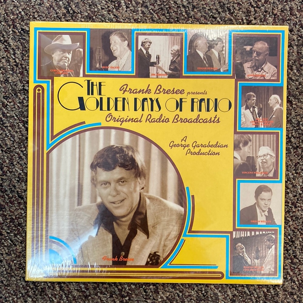 The Golden Days of Radio Vinyl Record of original radio broadcast new unopened